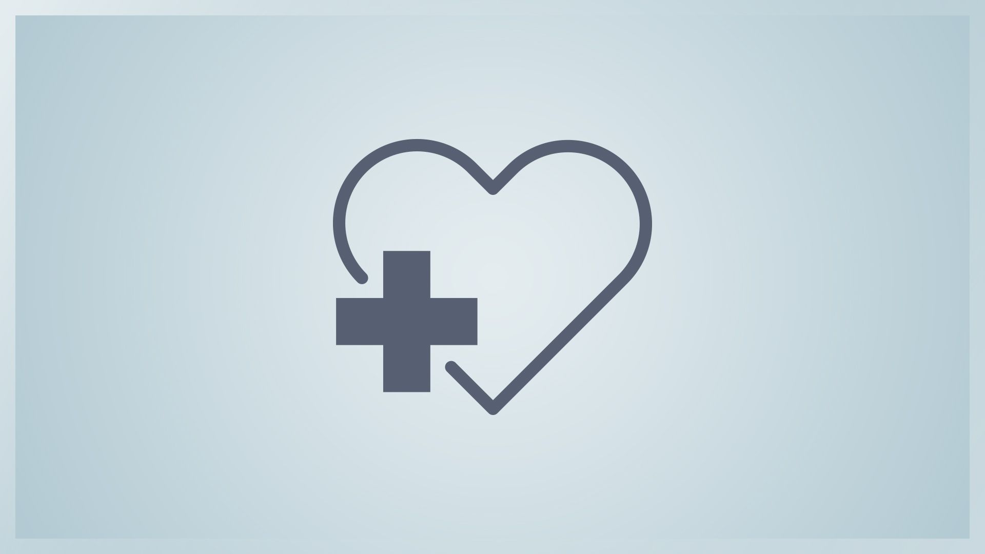 Icon eines Herzes mit medizinischem Kreuz