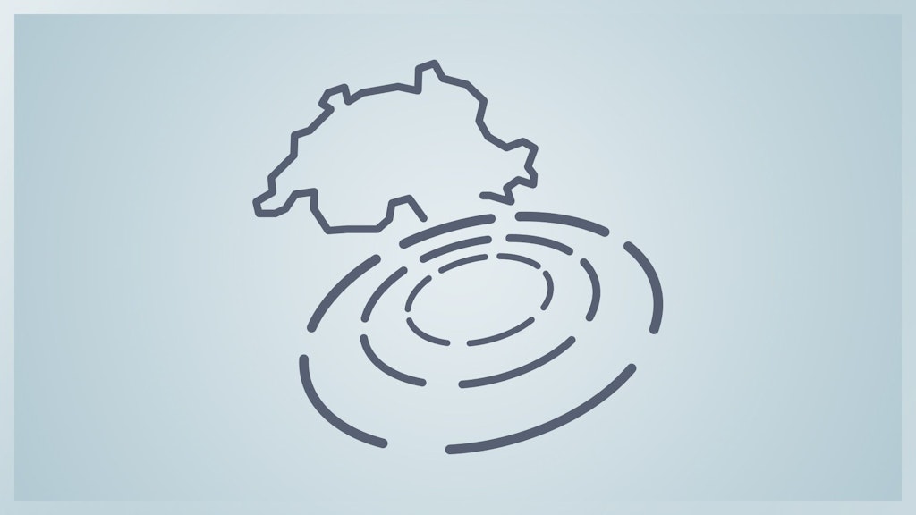 parlement devant la carte de la Suisse.