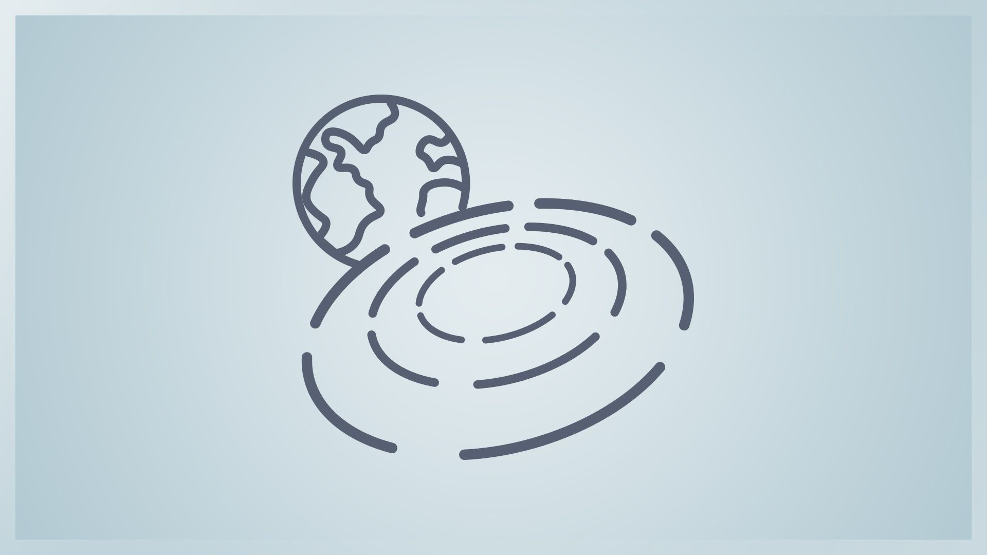 Icon eines Parlaments vor der Erde