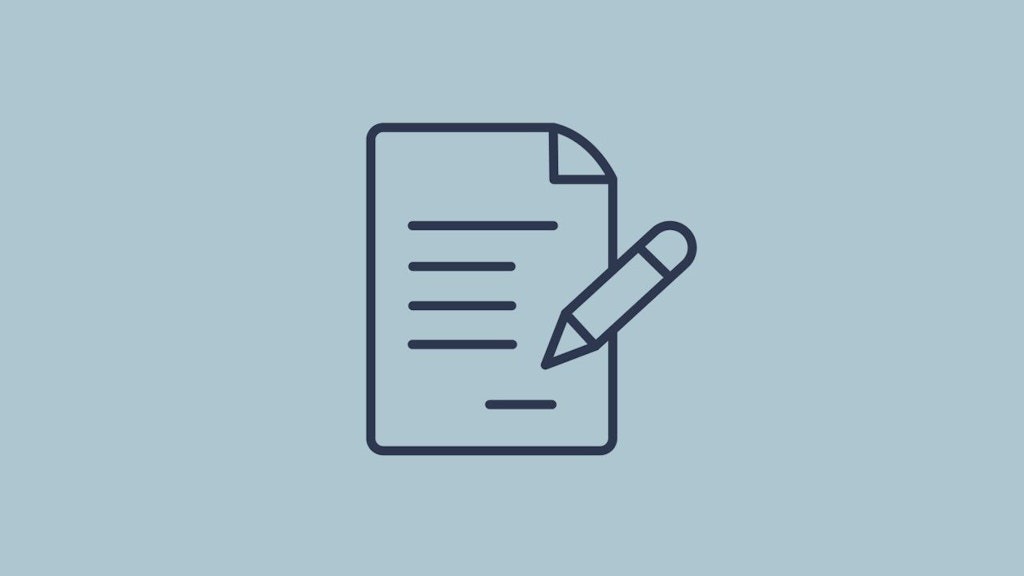 Icon eines Dokuments, das für "Willen dokumentieren" steht.