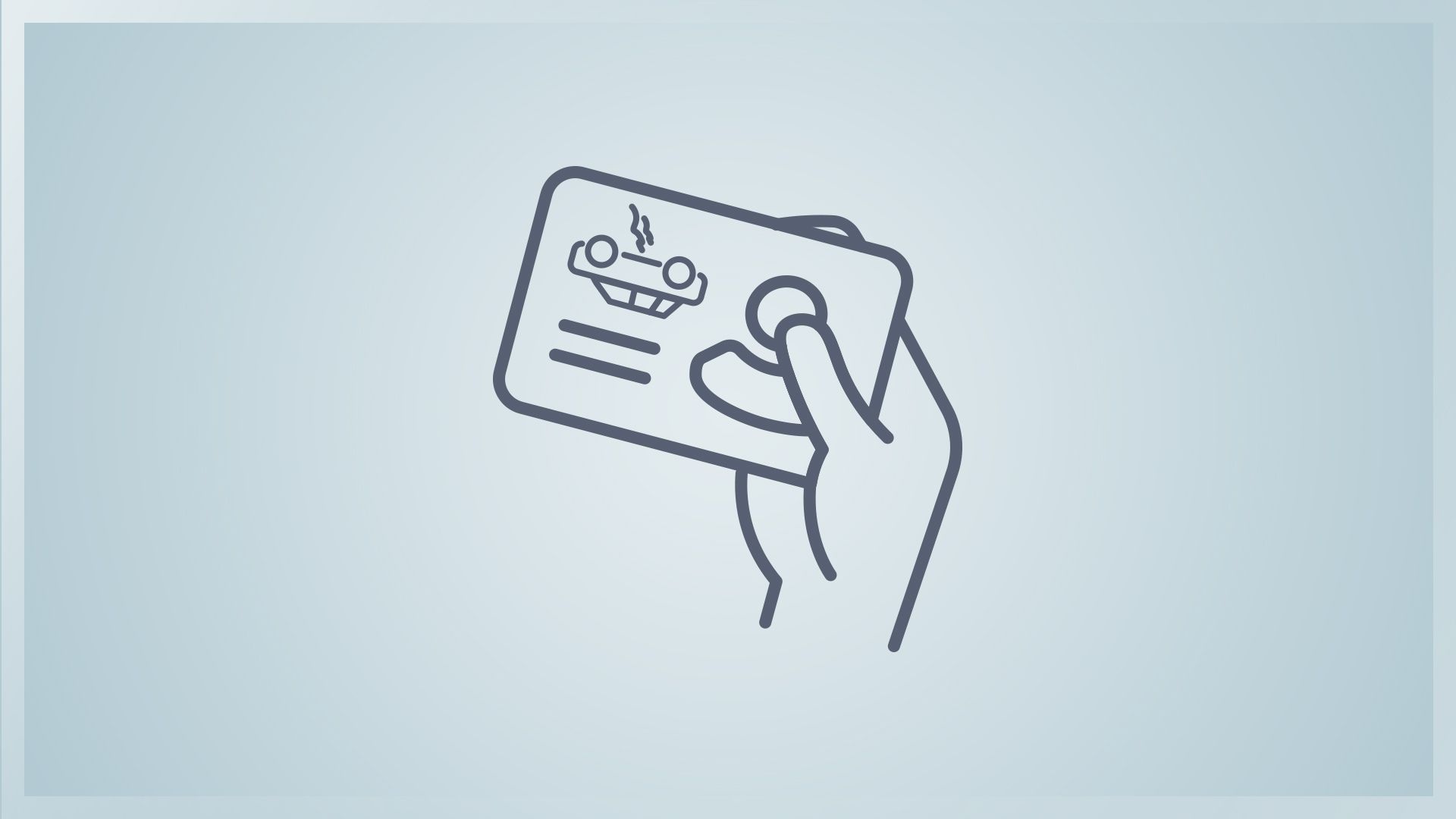 une main tenant une carte d’assurance.