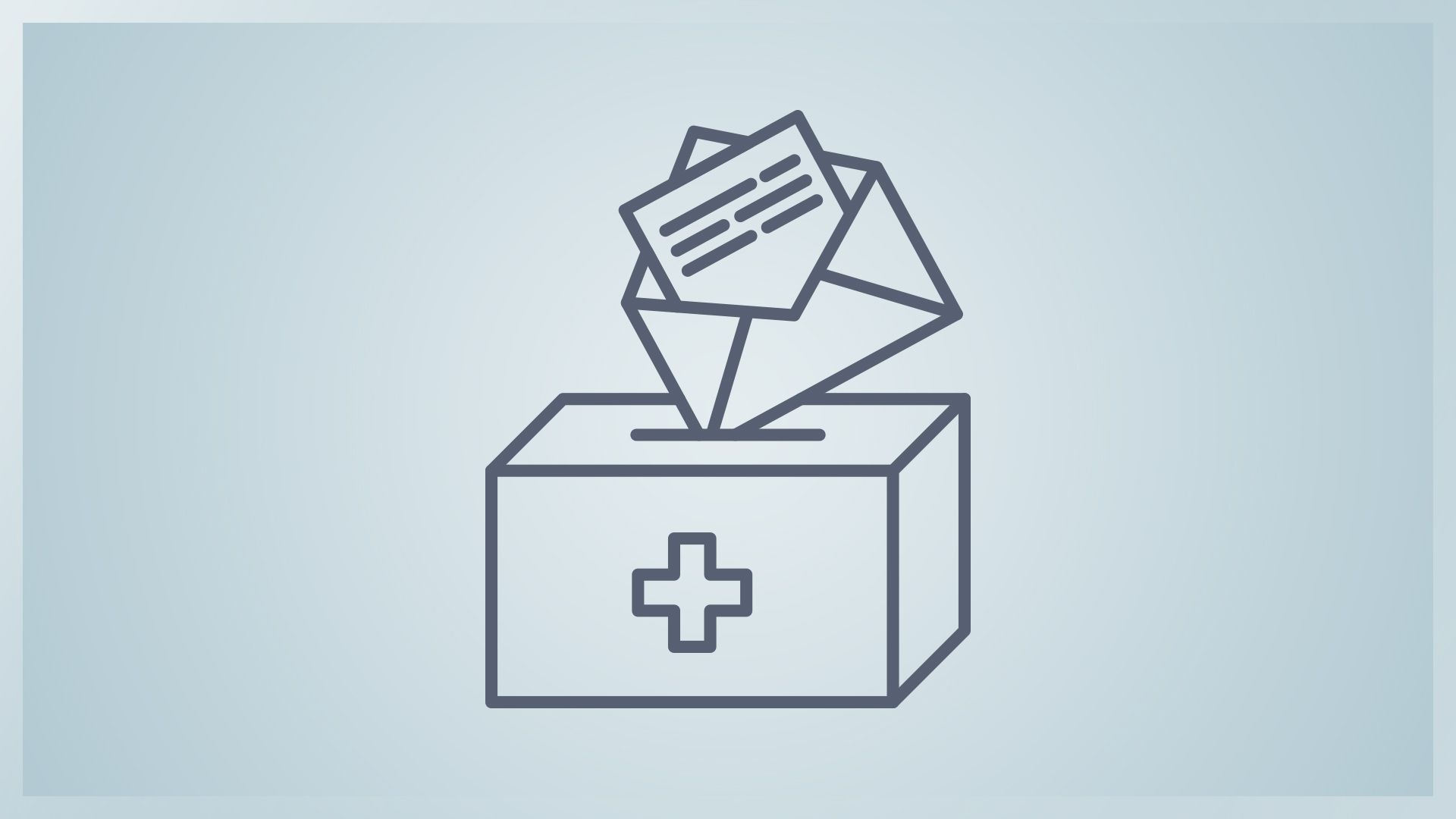 busta inserita in un’urna.